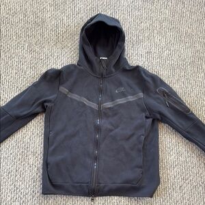 Nike Tech Charcoal Full-Zip Hoodie